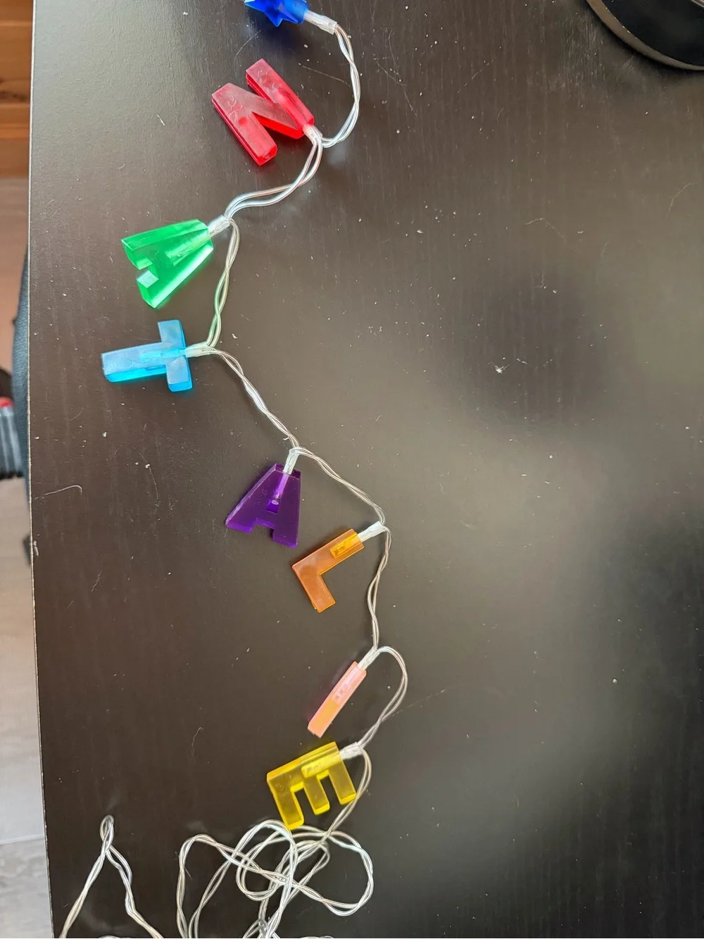Colorful 'PARTY' LED Letter String Lights - Multicolor